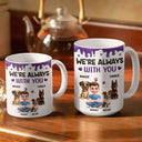 A Girl & Her Dog A Bond That Can't Be Broken - Personalized White Edge-to-Edge Mug