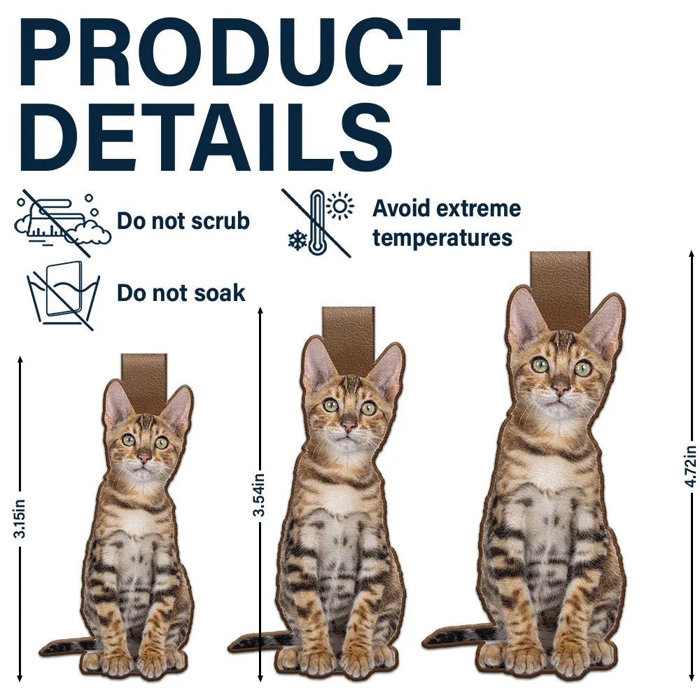 Pet Lovers,Dog Lovers,Cat Lovers - Custom Photo Every Day Is Brighter With My Furry Friend By My Side - Personalized Custom Shaped Leather Keychain