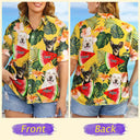Custom Photo Funny Family Pet Face - Personalized Custom Hawaiian Shirt