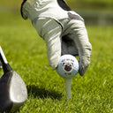 Custom Photo Best Dad By Par Pet Lovers - Personalized Golf Ball