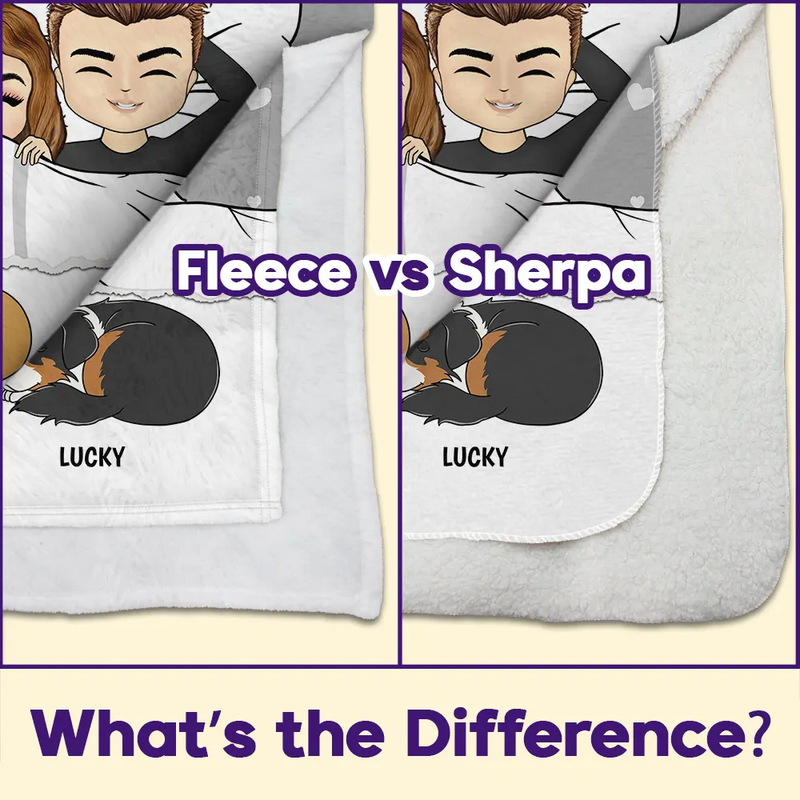 Couple This Is Our Cuddling Blanket - Personalized Custom Fleece Blanket