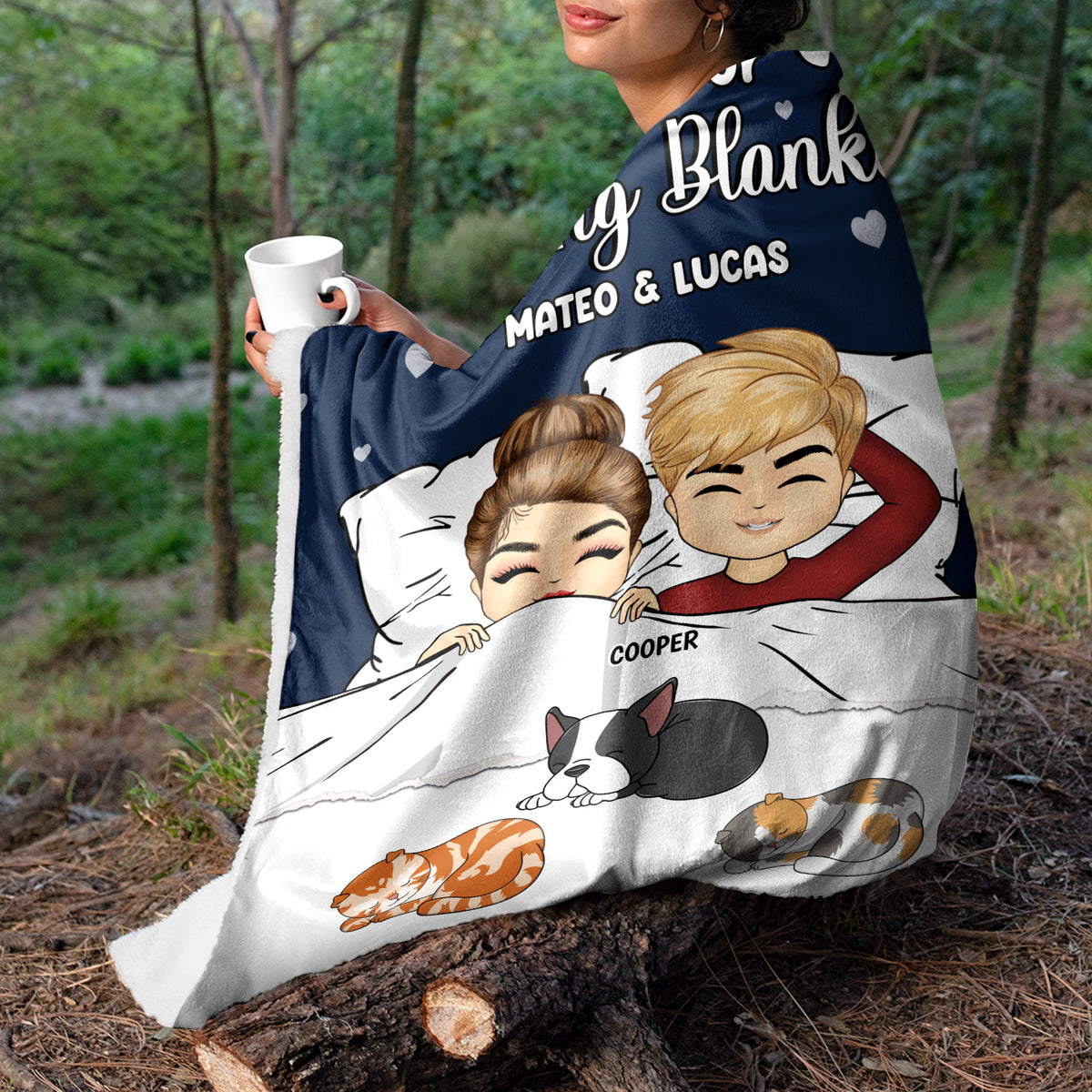 Couple This Is Our Cuddling Blanket - Personalized Custom Fleece Blanket