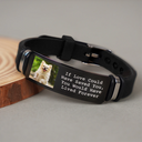 Photo personnalisée pour toujours dans mon cœur - Bracelet gravé personnalisé
