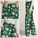 Best Cat Dad Cat Mom Ever - Personalized Pajama Pants