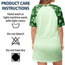 Pet Lovers,Pet Mom,Dog Lovers,Dog Mom,Happy - Best Dog Mom Dog Mum Ever 3D Effect - Personalized Women's Sleep Tee