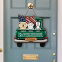 Cat Lovers,Pet Lovers - Cats Planning Escape Trunk - Personalized Custom Shaped Wood Sign