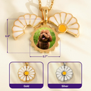 Gift For Yourself,Gift For Women,Dog Lovers,Dog Mom,Cat Lovers,Cat Mom,Pet Lovers,Pet Mom - Custom Photo Frame For Pet Mom - Personalized Hidden Message Necklace