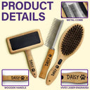 Pet Lovers,Cat Lovers,Dog Lovers,Non-Eng - Custom Laser Engraved Name And Icons - Personalized Pet Grooming Set