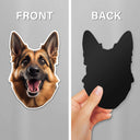 Pet Lovers - Custom Photo Dog Cat Pet Portrait - Personalized Magnet
