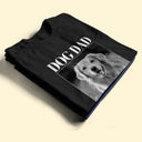 Custom Photo Dog Dad Dog Mom Grayscale Vintage - Personalized T Shirt