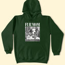 Custom Photo Dog Dad Dog Mom Grayscale Vintage - Personalized T Shirt