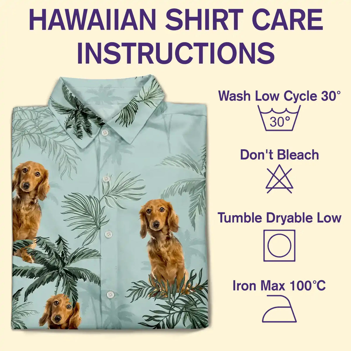 Custom Photo,Pet Lovers,Pet Mom,Pet Dad,Dog Lovers,Dog Mom,Dog Dad,Family,Happy,Summer,Beach - Custom Photo Family Pet Face Palm Tree Pattern - Personalized Hawaiian Shirt