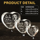 Memorial, Custom Photo, Pet Lovers, Sad - Custom Photo Memorial Once By My Side Forever In My Heart - Personalized Crystal Heart
