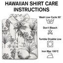 Gift For Couples, Gift For Husband, Gift For Wife, Gift For Boyfriend, Gift For Girlfriend, Gift For Yourself, Gift For Women, Gift For Men, Gift For Mother, Gift For Grandpa, Gift For Father, Gift For Grandma, Pet Lovers, Pet Mom, Pet Dad, Dog Lovers, Dog Mom, Dog Dad, Cat Lovers, Cat Mom, Cat Dad, Happy - Custom Photo Pencil Drawing Toile De Jouy Pattern Family Pet - Personalized Hawaiian Shirt