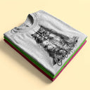 Custom Photo Pencil Sketch Dog Cat Portrait - Personalized T Shirt