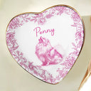 Custom Photo Pet Pencil Sketch Style - Personalized Ring Dish