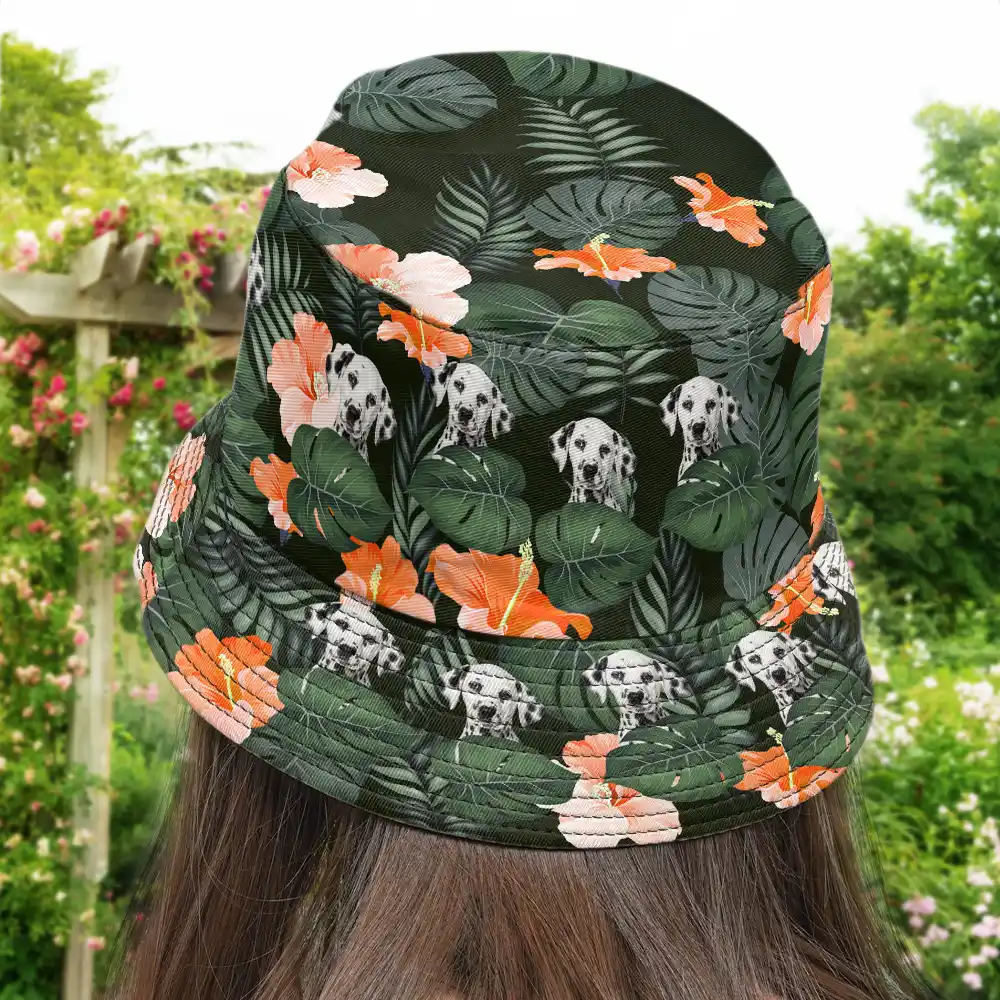 Custom Photo Tropical Pet Face - Personalized Bucket Hat