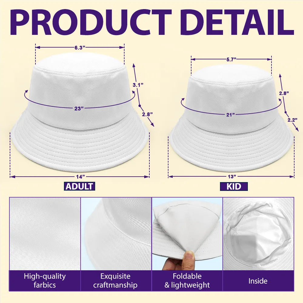 Custom Photo Tropical Pet Face - Personalized Bucket Hat