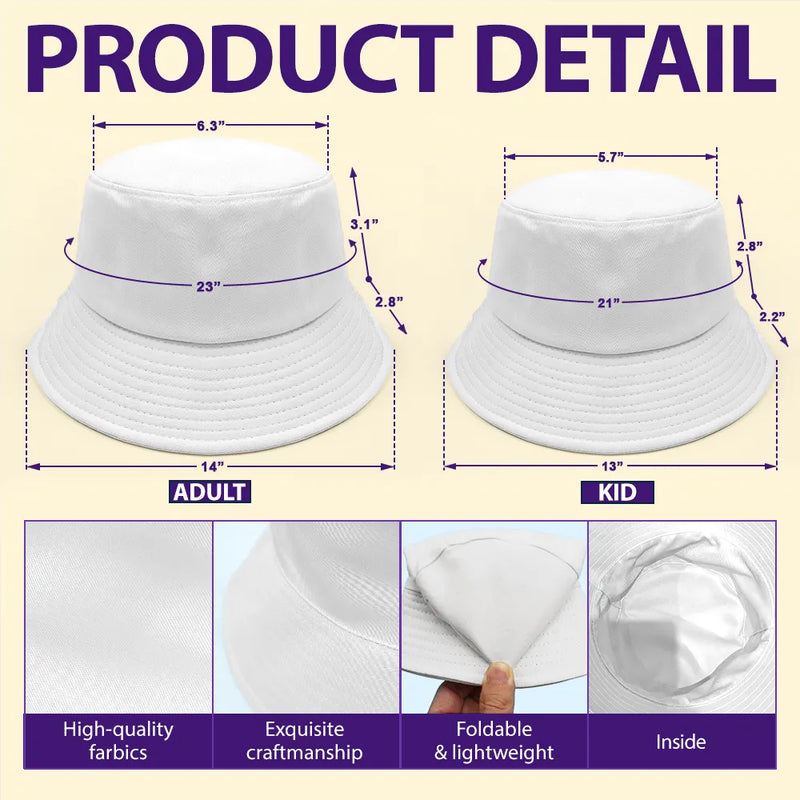 Custom Photo Tropical Pet Face - Personalized Bucket Hat