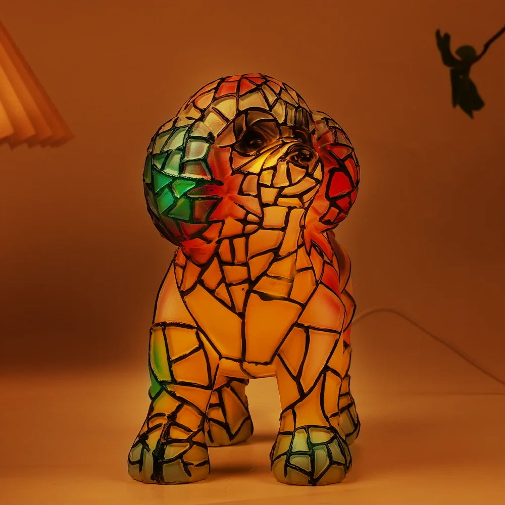 Poodle Lamp - Personalized Custom Dog Lamp