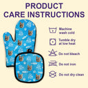 Custom Photo Best Dog Mom Dog Dad - Personalized Oven Mitts, Pot Holders