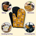 Custom Photo Best Dog Mom Dog Dad - Personalized Oven Mitts, Pot Holders