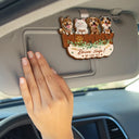 Drive Safe We Woof You Funny - Personalized Custom Shaped Car Visor Clip