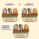 Drive Safe We Woof You Funny - Personalized Custom Shaped Car Visor Clip