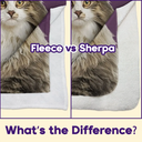 Custom Photo & Name Pet Blanket - Personalized Fleece Blanket