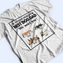 Au meilleur papa chien du monde, maman chien, je t'aime - T-shirt personnalisé