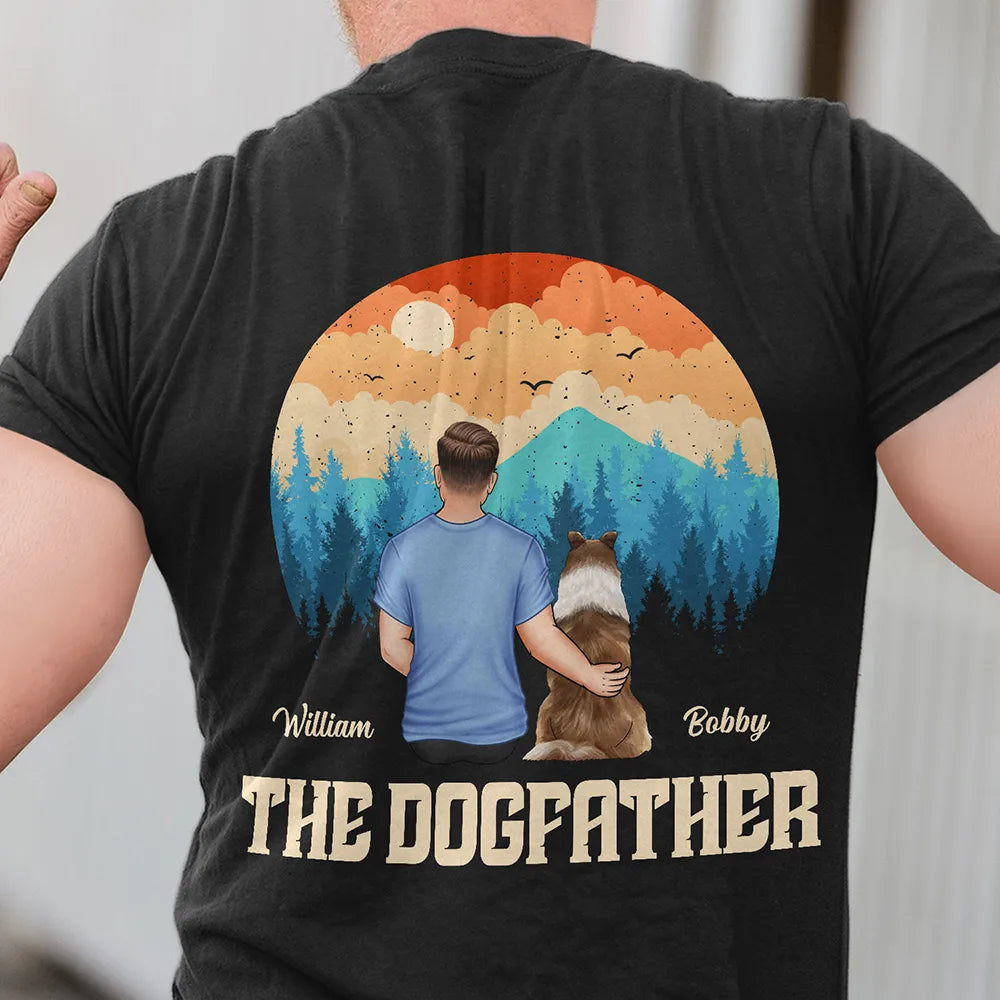 The Dogfather Dogmother - Personalized T Shirt