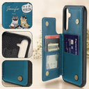 I'm A Cat Person Funny - Personalized Leather Flip Wallet Phone Case