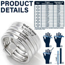 I'm With You Always Pet Memorial - Personalized Heart Stacking Rings