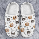 Custom Photo Pet Face - Gift For Pet Lovers - Personalized Fluffy Slippers