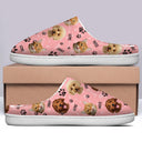 Custom Photo Pet Face - Gift For Pet Lovers - Personalized Fluffy Slippers