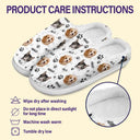 Custom Photo Pet Face - Gift For Pet Lovers - Personalized Fluffy Slippers