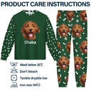 Custom Photo Pet Faces All Over - Gift For Dog Lovers, Cat Lovers - Personalized Unisex Pajamas Set