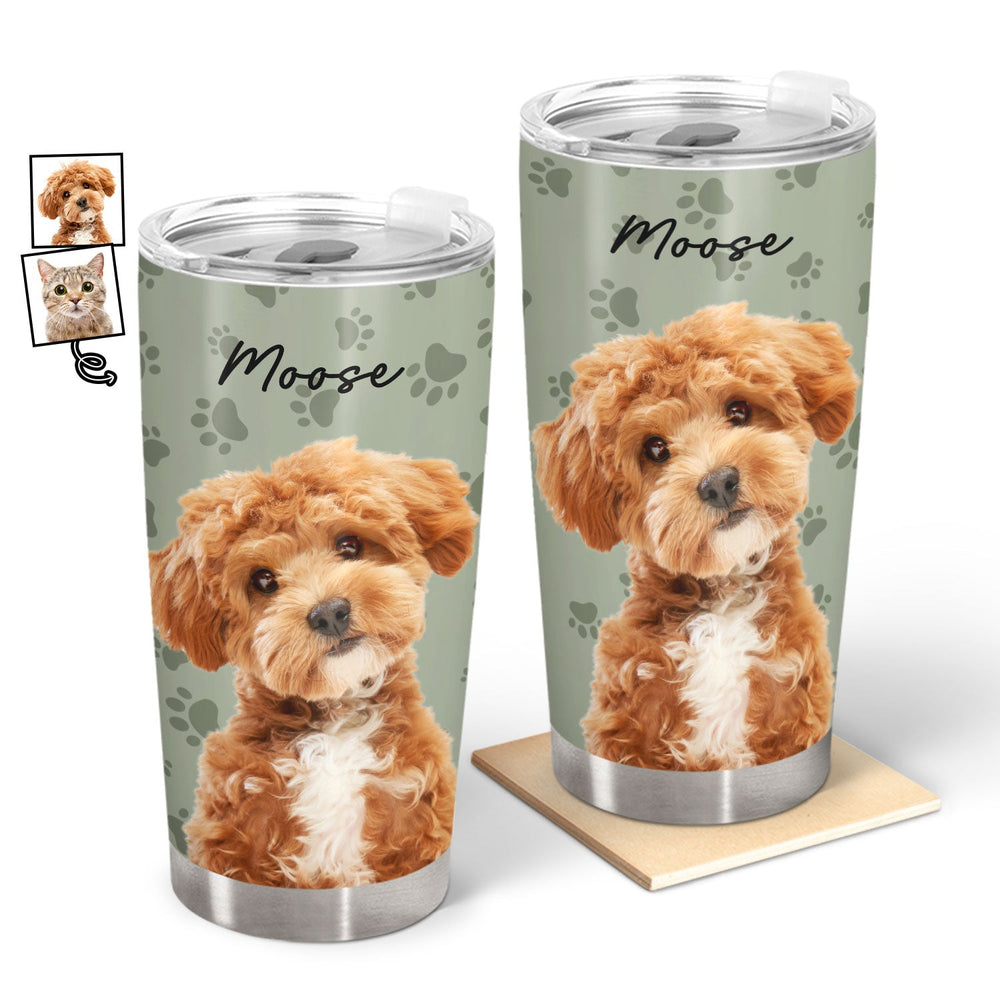 Custom Photo Your Pet Face - Personalized Tumbler
