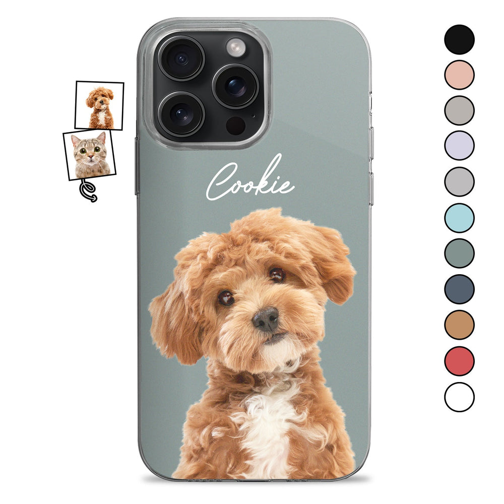 Custom Photo Dogs And Cats That Are Yours - Gift For Pet Lovers - Personalized Clear Phone Case