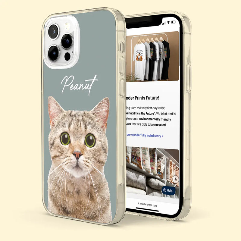 Custom Photo Dogs And Cats That Are Yours - Gift For Pet Lovers - Personalized Clear Phone Case