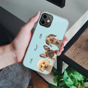 Custom Photo Dogs And Cats That Are Yours - Gift For Pet Lovers - Personalized Clear Phone Case