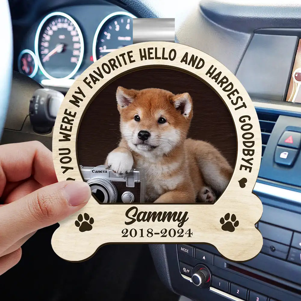 Custom Photo If Love Could Keep You Alive, You’d Live Forever - Personalized Custom Shaped Car Visor Clip
