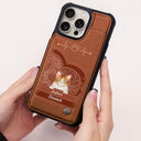 Cute Pattern For Dog And Cat Lovers - Personalized Leather Flip Wallet Phone Case