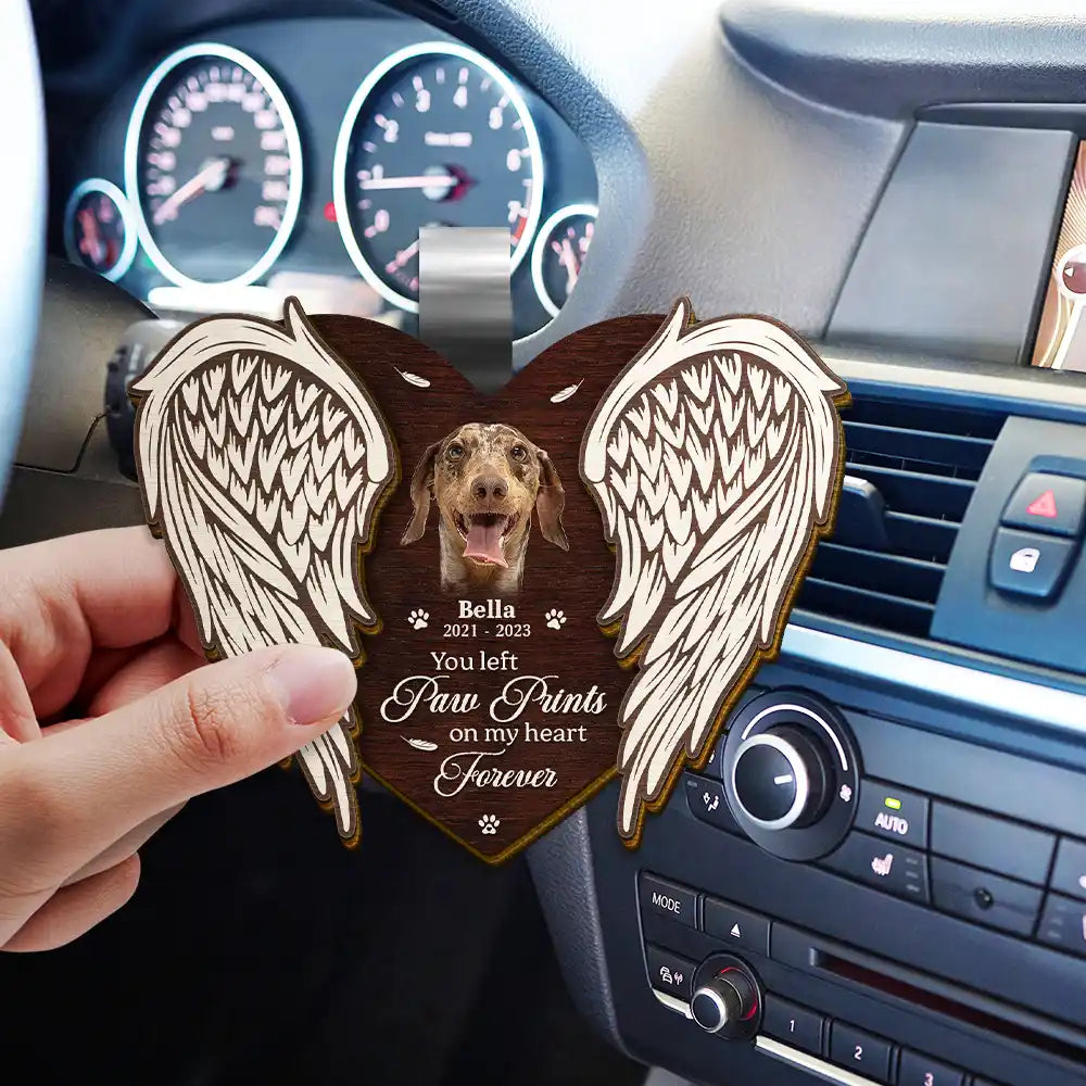 Custom Photo If Love Could Have Saved You - Personalized Custom Shaped Car Visor Clip