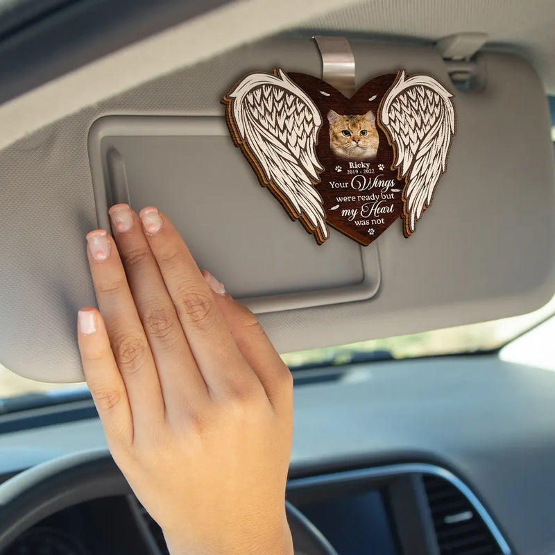 Custom Photo If Love Could Have Saved You - Personalized Custom Shaped Car Visor Clip