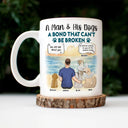 A Connection That Can’t Be Broken - Memorial Gift For Dog Lovers, Dog Mom, Dog Dad - Personalized Mug