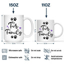 Gift For Couples, Gift For Husband, Gift For Wife, Gift For Boyfriend, Gift For Girlfriend, Pet Lovers, Dog Lovers - You & Me And The Dogs - Personalized Mug