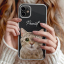 Photo personnalisée de votre chien ou chat adoré - Coque de téléphone transparente personnalisée