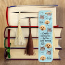 Custom Photo, Dog Lovers, Reading, Happy, Cat Lovers, Pet Lovers - Custom Photo Easily Distracted By Dogs Cats And Books - Personalized Acrylic Bookmark