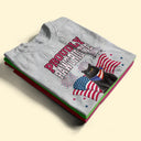 Proudly Pawtriotic 250 Years Of Freedom Cat Dog - Personalized T Shirt